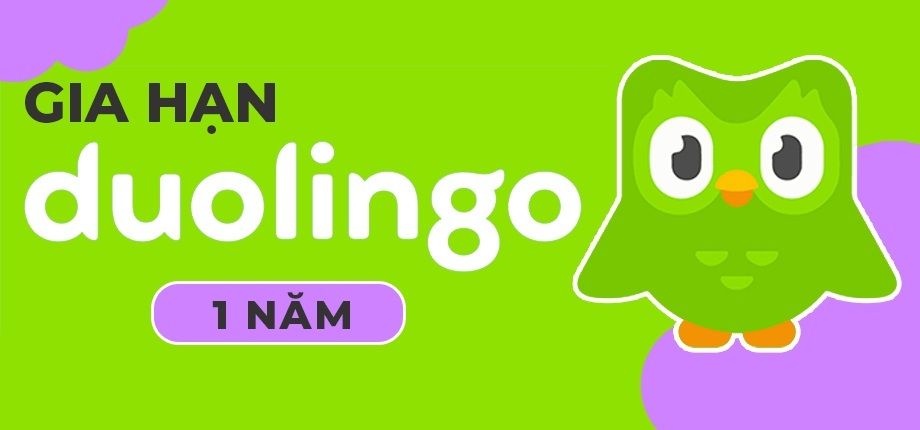 Duolingo 1 năm - Gia hạn chính chủ